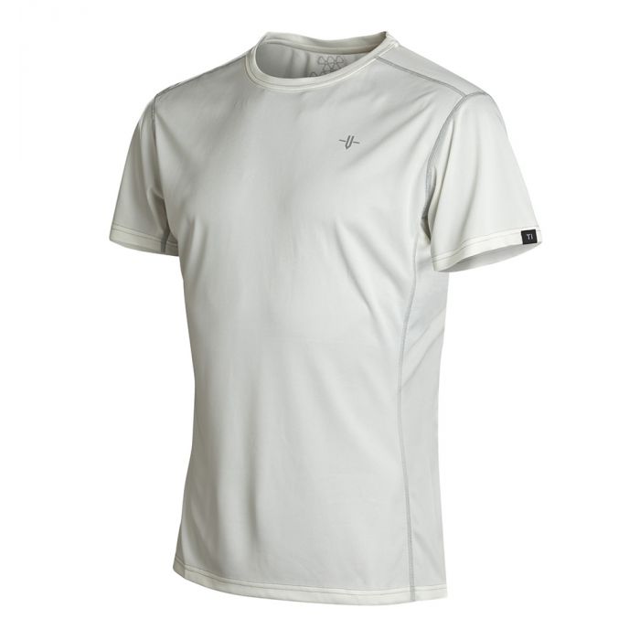 Men's Obsidian Short Sleeve White Angled