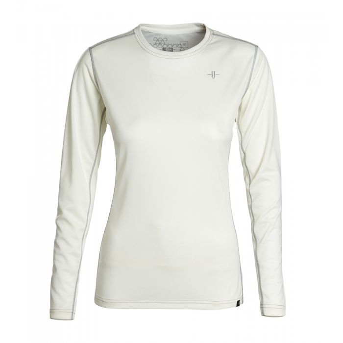 Women's Epidote Long Sleeve - White front view