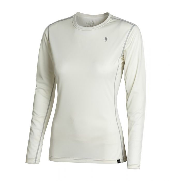 Women's Epidote Long Sleeve - White angled view