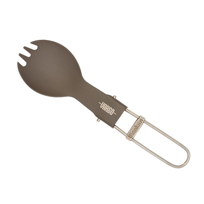 Titanium Folding Spork Natural